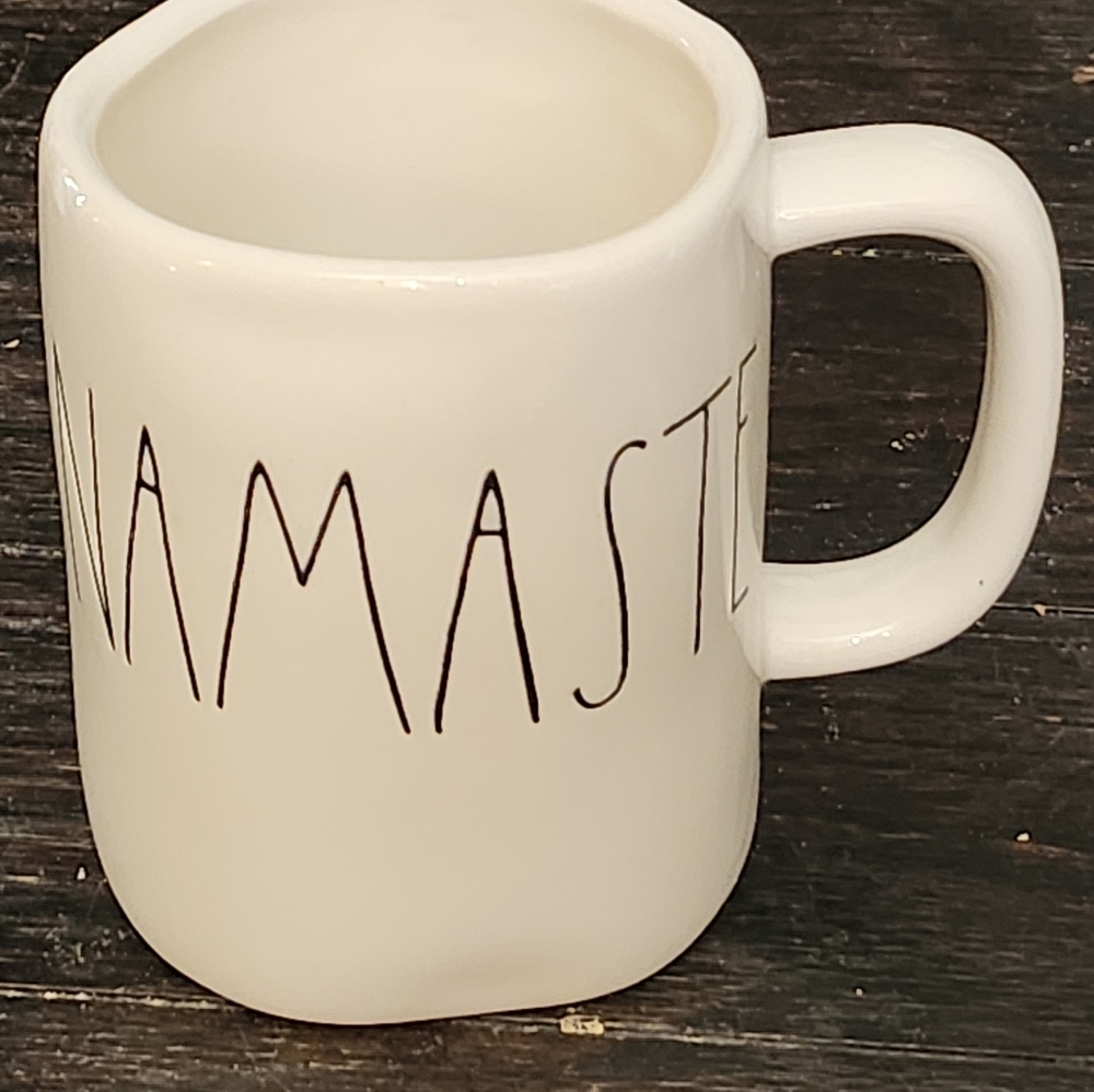 RAE DUNN Mug NAMASTE